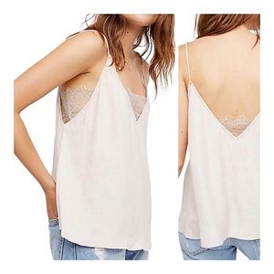 Free People Lace Vanilla Women’s Cami Top Size XS NWT